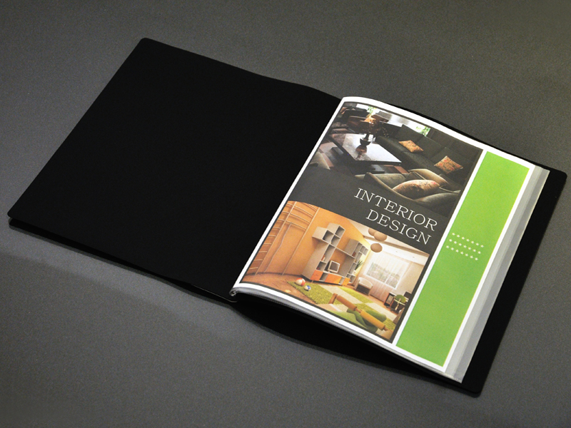 Avery® Flexi-View® Presentation Book, 24 Non-Stick Pages, 1 Black Book  (47690)