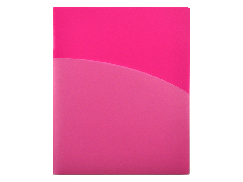 pink file folders